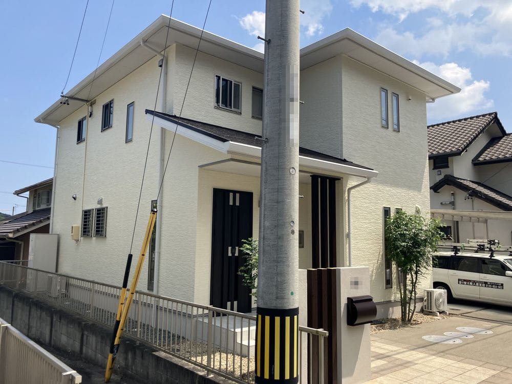 T様(伊勢市)外壁_施工後 伊勢市の外壁・屋根塗装をリペイント匠が施工した写真