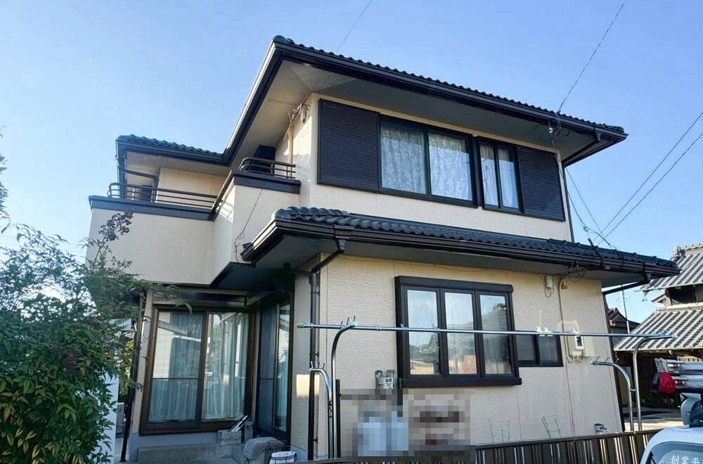 鈴鹿市の外壁・屋根塗装をリペイント匠が施工した写真