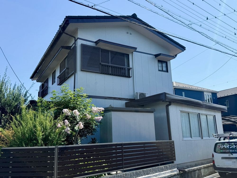 四日市市の外壁塗装をリペイント匠が施工した写真
