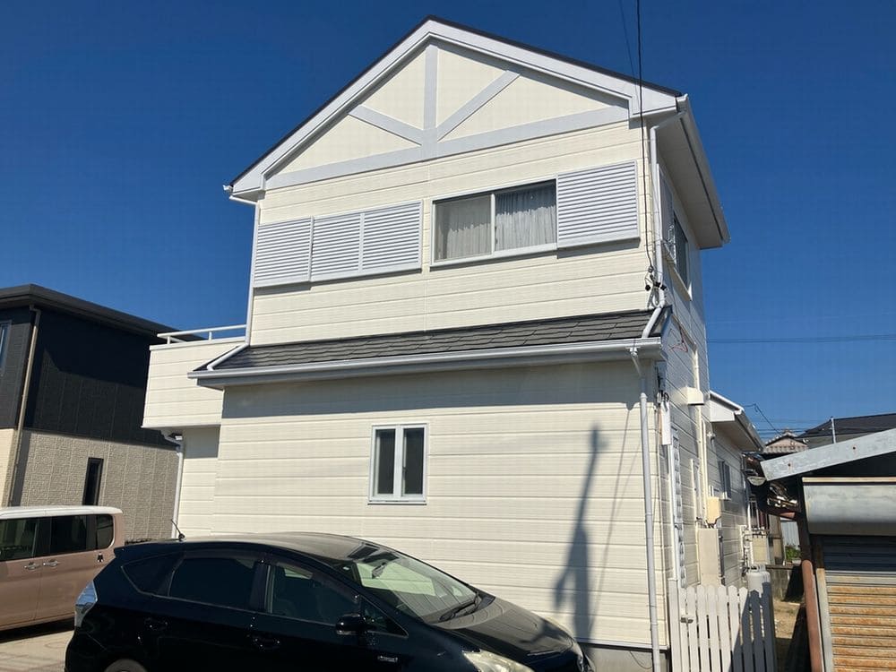 S様(鈴鹿市)外壁_施工後 鈴鹿市の外壁・屋根塗装をリペイント匠が施工した写真