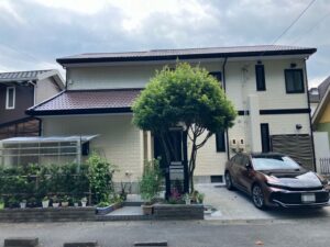 松阪市の外壁塗装をリペイント匠が施工した写真
