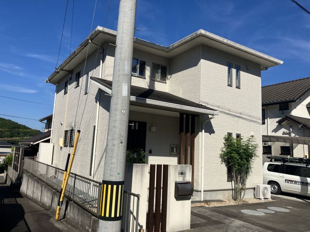 T様(伊勢市)外壁_施工前 伊勢市の外壁・屋根塗装をリペイント匠が施工した写真