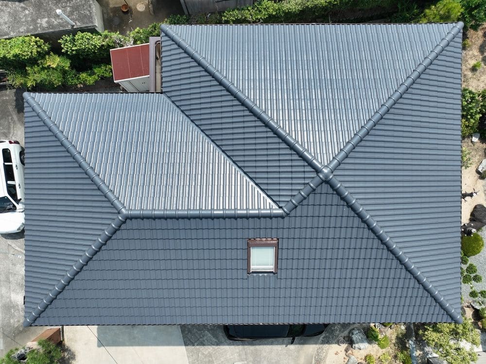 O様(鈴鹿市)屋根_施工後 鈴鹿市の外壁・屋根塗装をリペイント匠が施工した写真