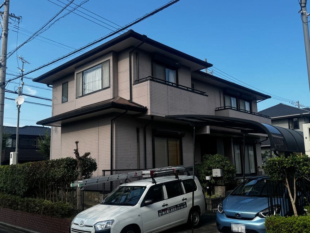 鈴鹿市の外壁塗装、屋根塗装、防水工事をリペイント匠が施工した写真