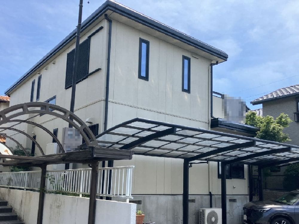 津市の外壁塗装、屋根塗装をリペイント匠が施工した写真