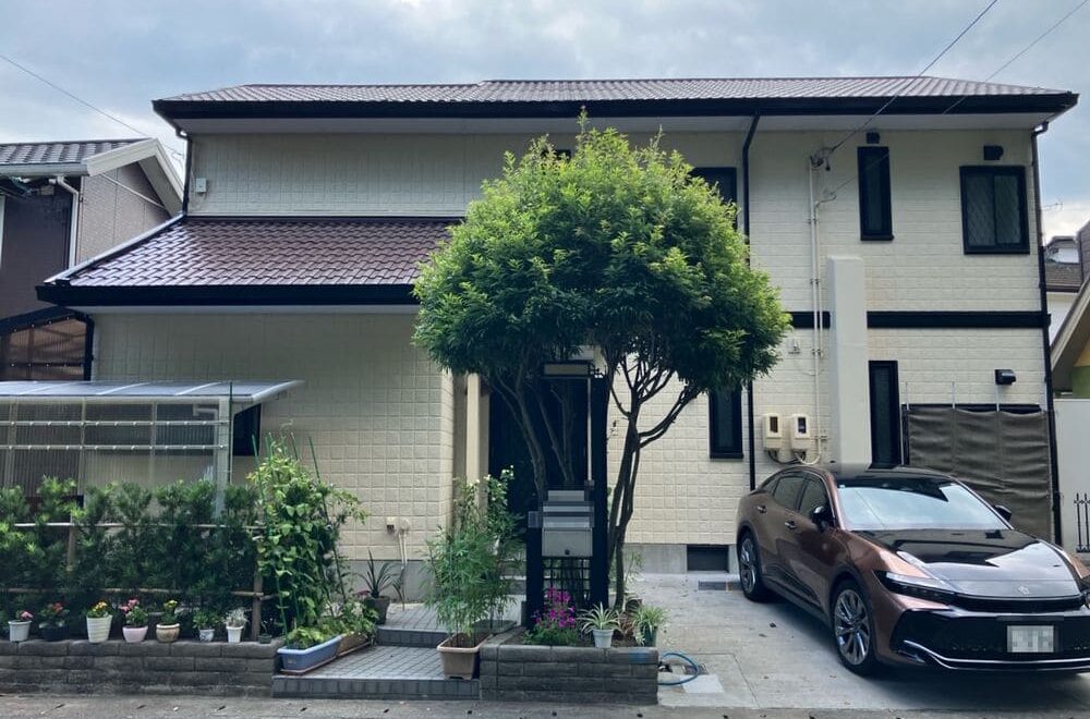 松阪市の外壁塗装、屋根塗装をリペイント匠が施工した写真