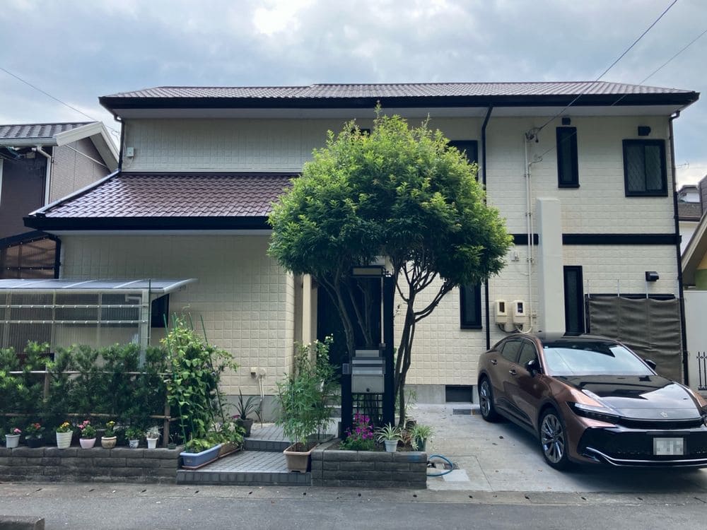 松阪市の外壁塗装、屋根塗装をリペイント匠が施工した写真