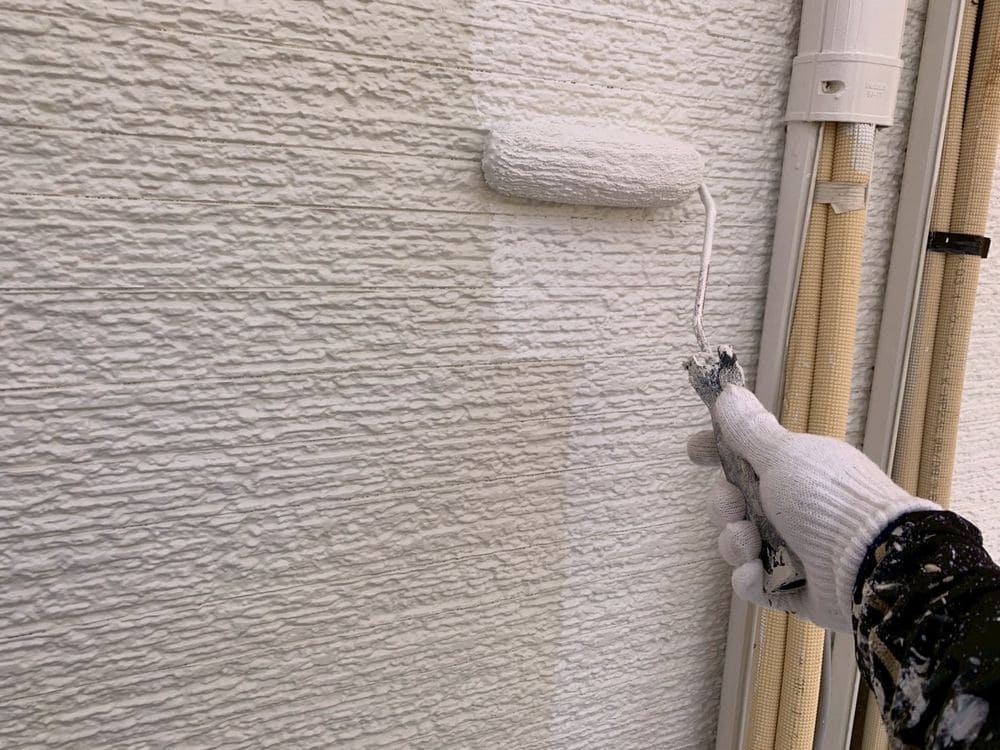 松阪市 S様上塗り 松阪市の外壁塗装をリペイント匠が施工した写真