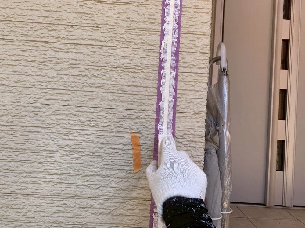 松阪市 S様コーキングならし 松阪市の外壁塗装をリペイント匠が施工した写真