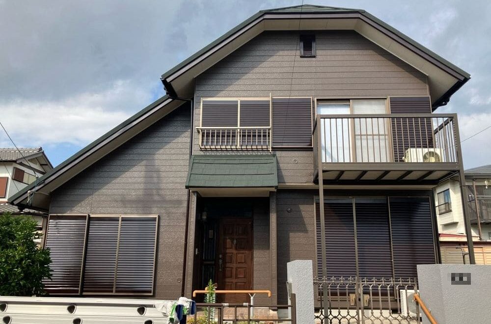四日市市の外壁塗装をリペイント匠が施工した写真