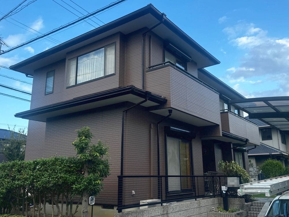 O様(鈴鹿市)外壁‗施工後 鈴鹿市の外壁塗装、屋根塗装をリペイント匠が施工した写真