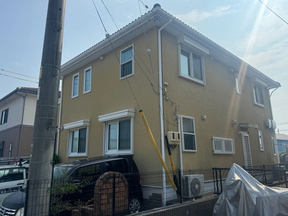 W様(鈴鹿市北玉垣町)施工前_外壁全体 鈴鹿市|三井ホームの住宅を上品に|自信を持って勧める事ができる会社です