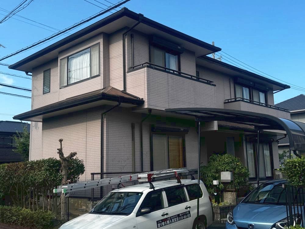 O様(鈴鹿市)外壁_施工前 鈴鹿市の外壁塗装、屋根塗装をリペイント匠が施工した写真