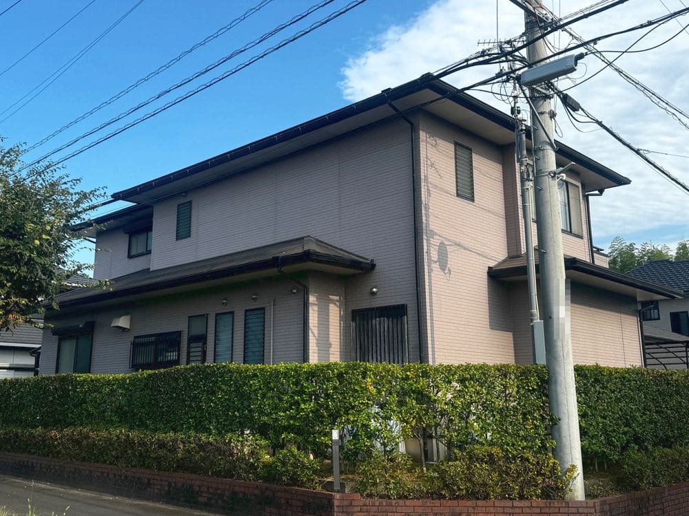 O様(鈴鹿市)外壁_施工前2 鈴鹿市の外壁塗装、屋根塗装をリペイント匠が施工した写真