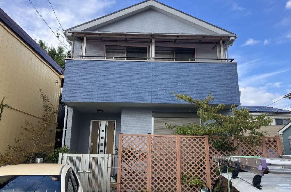 津市の外壁塗装、屋根塗装をリペイント匠が施工した写真