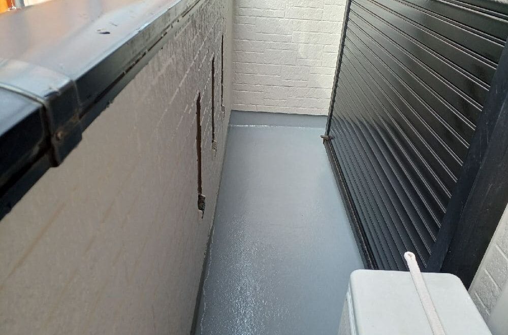 四日市市の外壁塗装、防水工事をリペイント匠が施工した写真