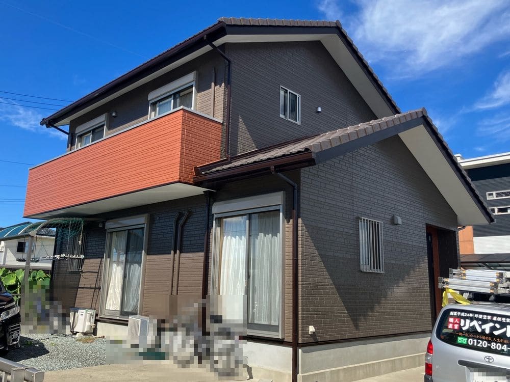 K様(伊勢市)外壁‗施工後 伊勢市の外壁塗装をリペイント匠が施工した写真