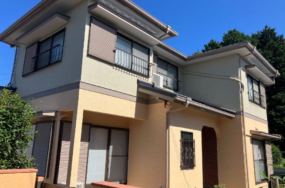 津市の外壁塗装、屋根工事をリペイント匠が施工した写真