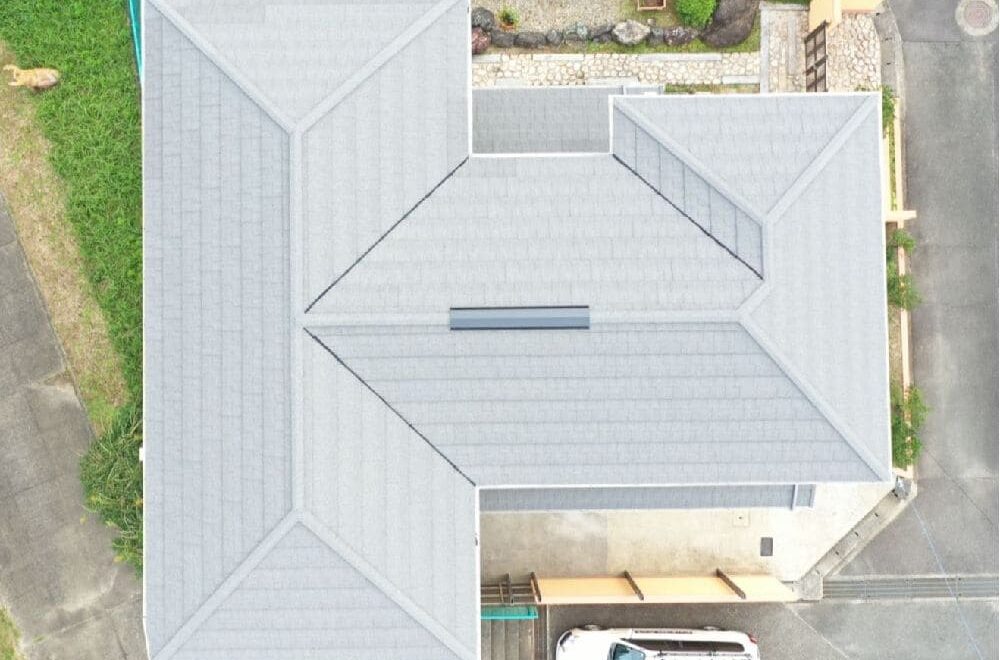 津市の外壁塗装、屋根工事をリペイント匠が施工した写真