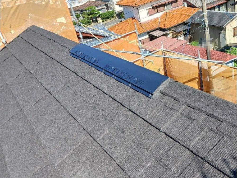 H様(津)棟換気(施工後) 津市の外壁塗装、屋根工事をリペイント匠が施工した写真