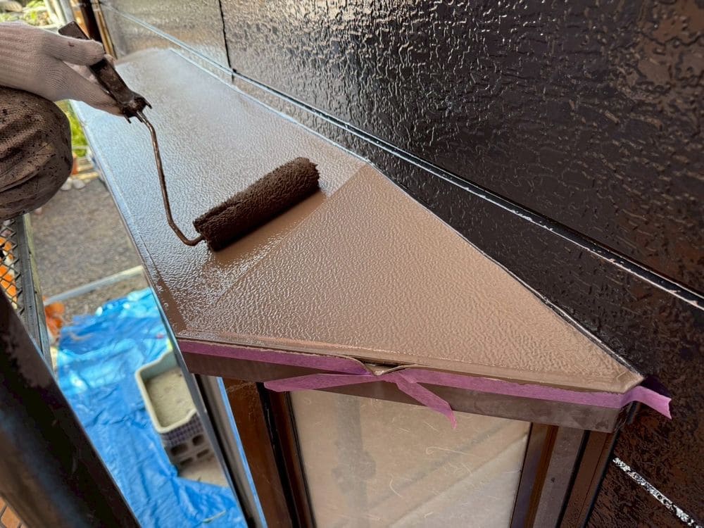 M様(亀山市)庇‗3回目 亀山市の外壁塗装をリペイント匠が施工した写真