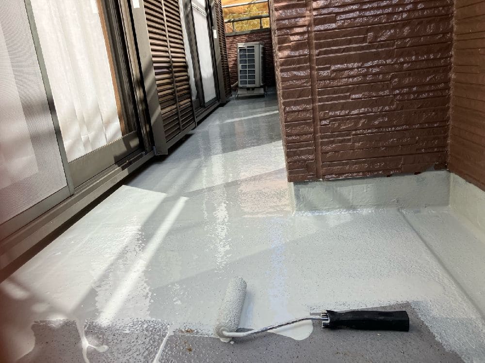 四日市市の外壁塗装、防水工事をリペイント匠が施工した写真