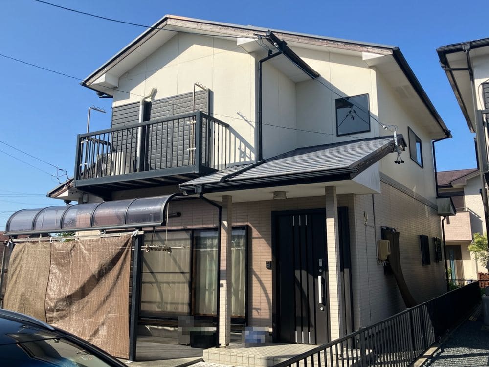 鈴鹿市の外壁塗装、屋根塗装をリペイント匠が施工した写真