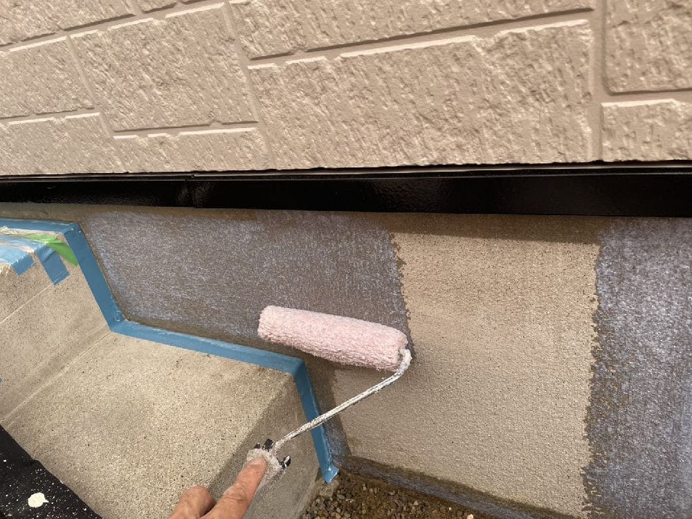 四日市市の外壁塗装、防水工事をリペイント匠が施工した写真