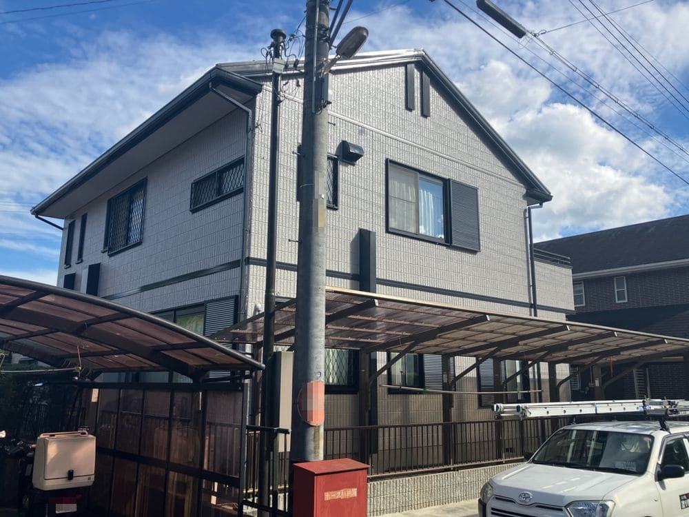 亀山市の外壁塗装、屋根塗装をリペイント匠が施工した写真
