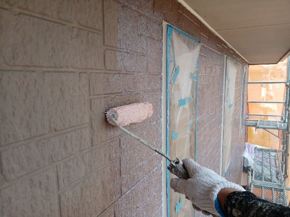 四日市市の外壁塗装、防水工事をリペイント匠が施工した写真