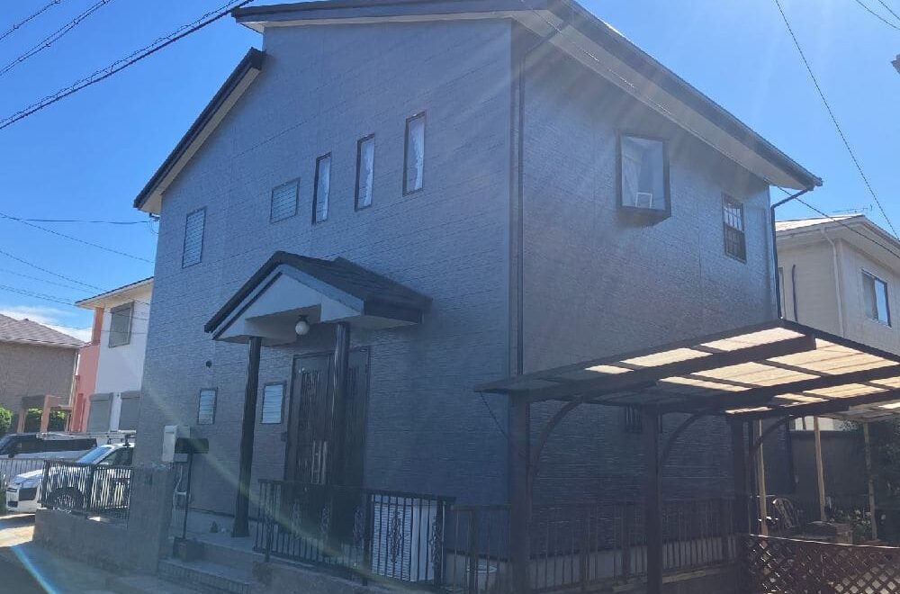 津市の外壁塗装、屋根工事をリペイント匠が施工した写真
