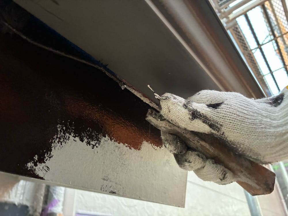 M様(伊勢市)鼻隠し‗2回目 伊勢市の外壁塗装をリペイント匠が施工した写真