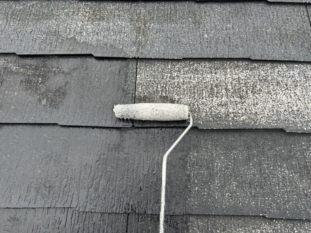 M様(伊勢市)屋根‗下塗り 伊勢市の外壁塗装をリペイント匠が施工した写真