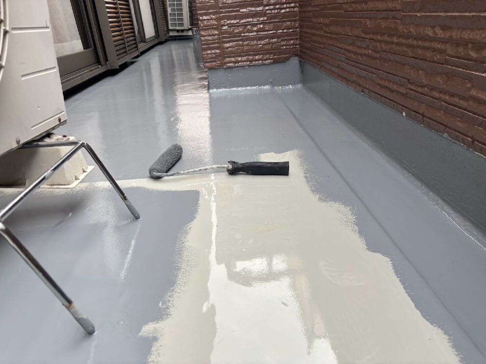 四日市市の外壁塗装、防水工事をリペイント匠が施工した写真