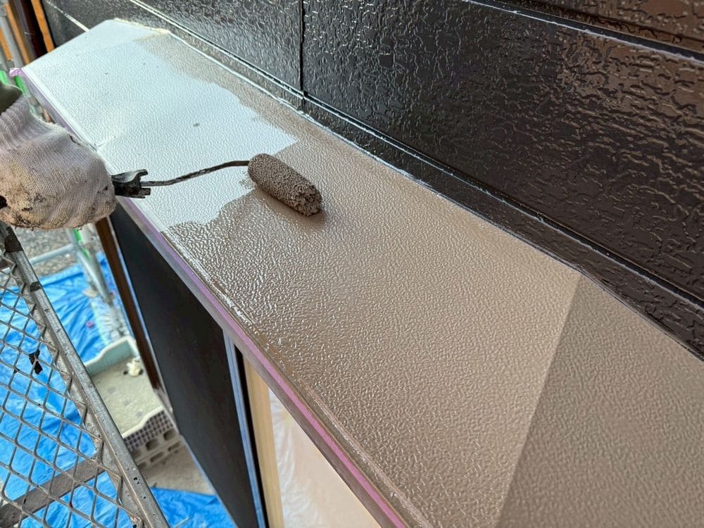 M様(亀山市)庇‗2回目 亀山市の外壁塗装をリペイント匠が施工した写真