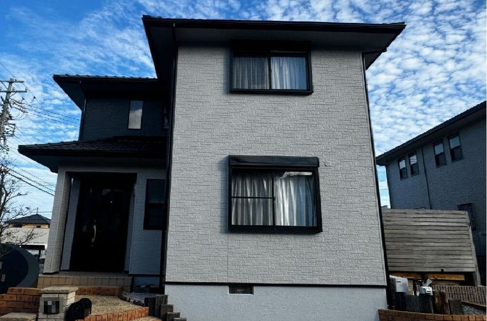 四日市市の外壁塗装、防水工事をリペイント匠が施工した写真