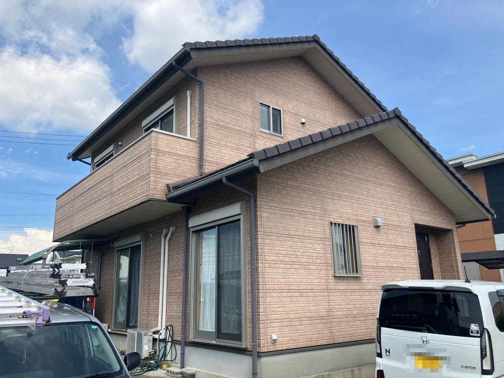 K様(伊勢市)外壁‗施工前 伊勢市の外壁塗装をリペイント匠が施工した写真