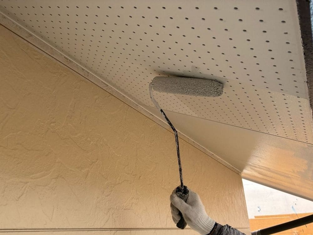 M様(伊勢市)軒天‗2回目 伊勢市の外壁塗装をリペイント匠が施工した写真