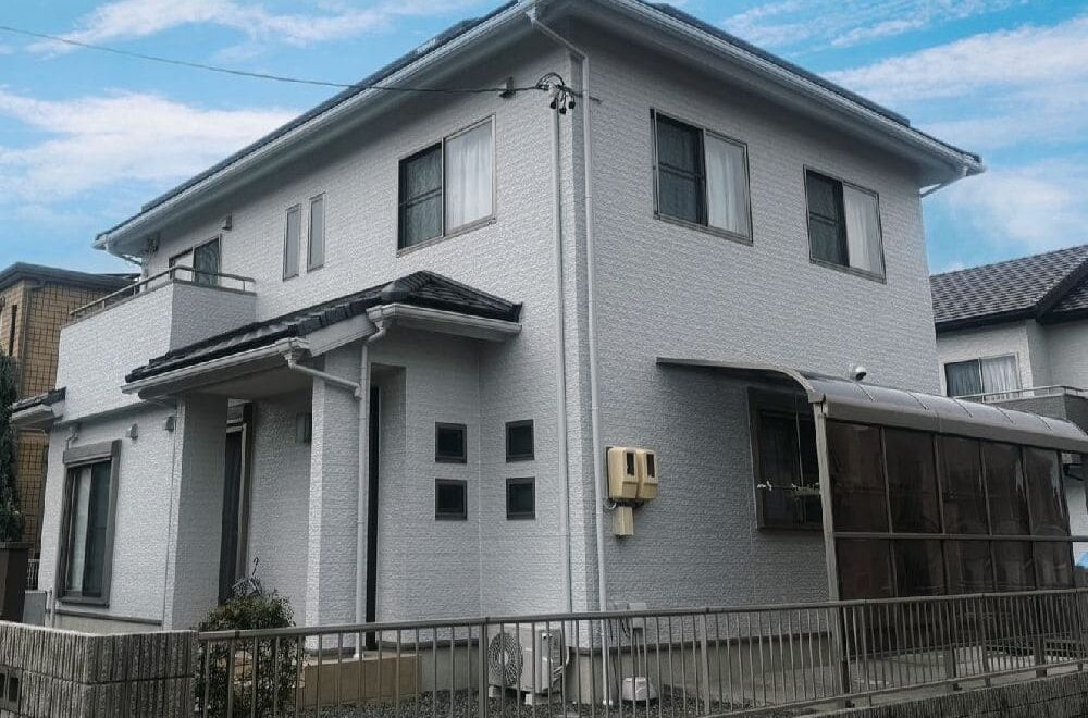 菰野町の外壁塗装、防水工事をリペイント匠が施工した写真