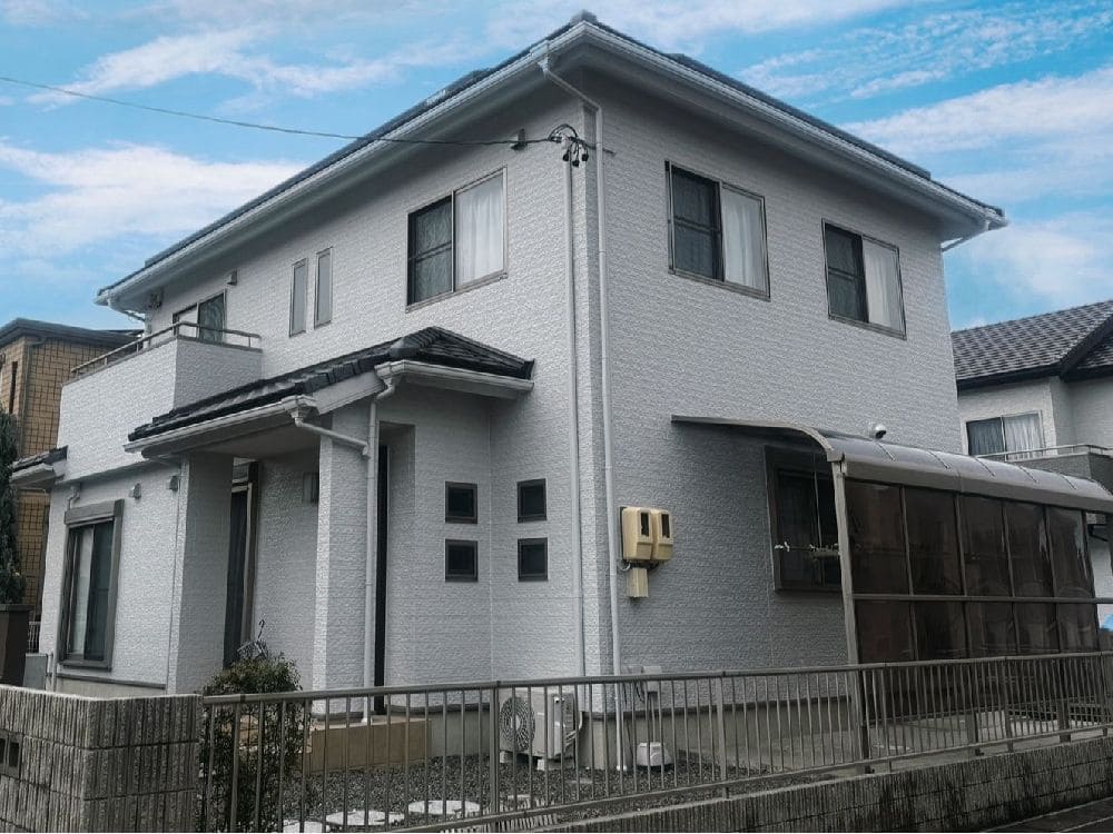 菰野町の外壁塗装、防水工事をリペイント匠が施工した写真