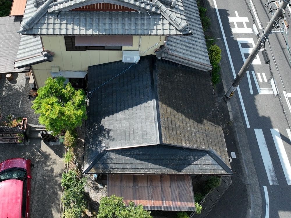 S様(亀山市)屋根‗施工前 亀山市で外壁・屋根塗装をリペイント匠が施工した写真