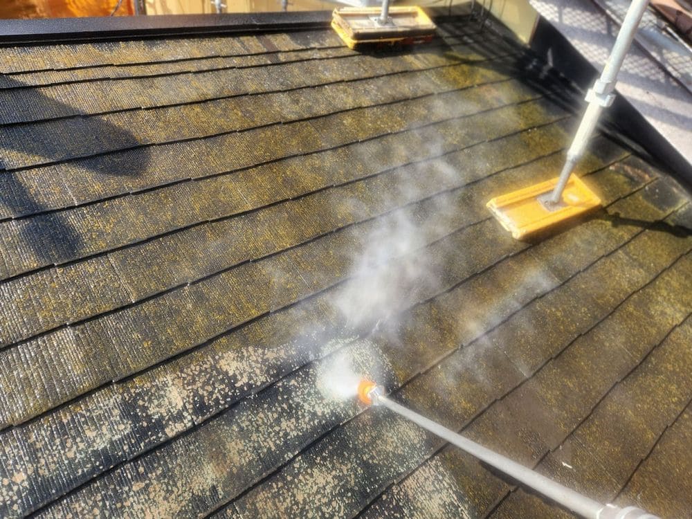 S様(亀山市)屋根‗高圧洗浄 亀山市で外壁・屋根塗装をリペイント匠が施工した写真