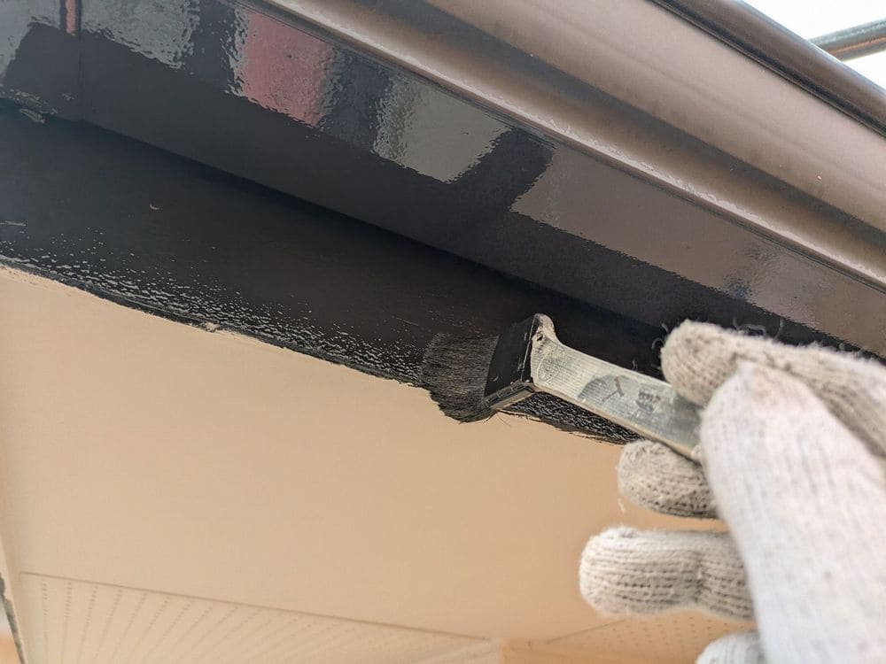 津市久居 N様中塗り (3) 津市の外壁塗装をリペイント匠が施工した写真