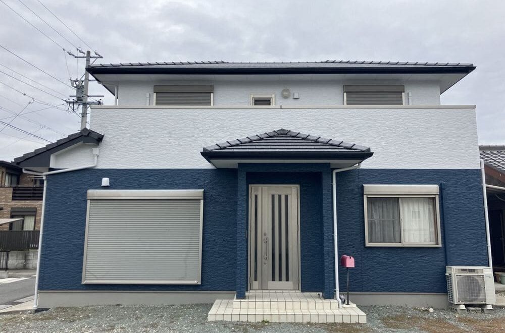 津市の外壁塗装をリペイント匠が施工した写真