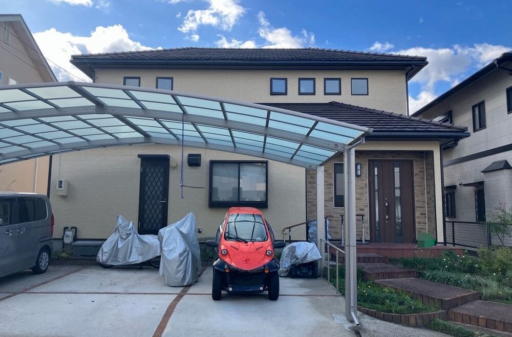 名張市の外壁塗装をリペイント匠が施工した写真