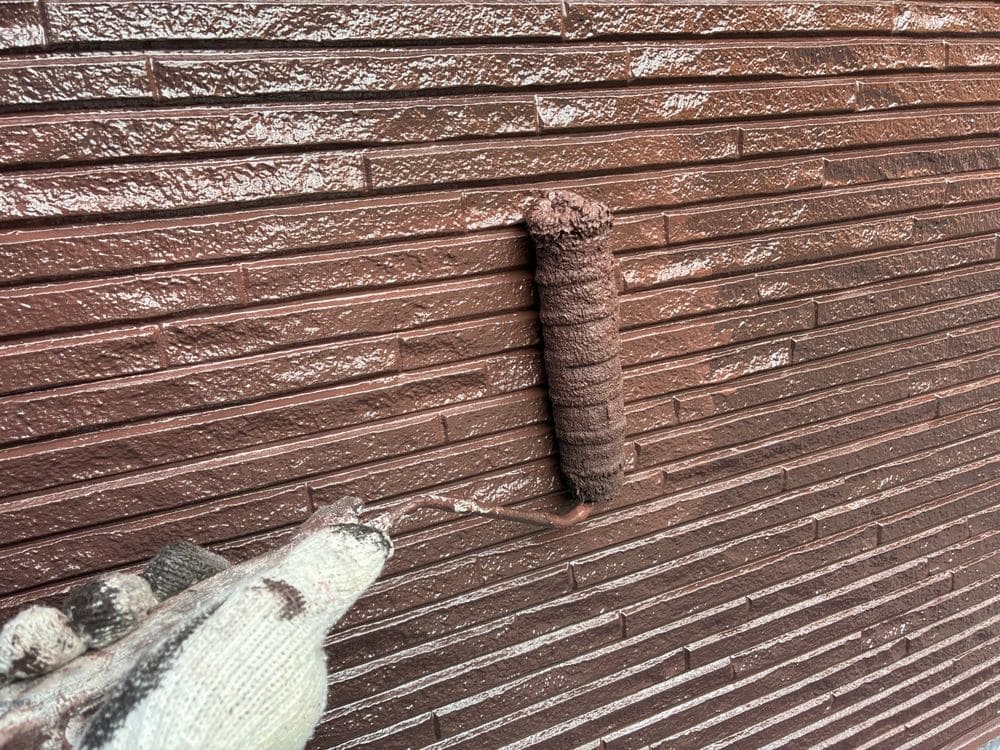 M様(伊勢市)外壁‗上塗り 伊勢市の外壁塗装をリペイント匠が施工した写真