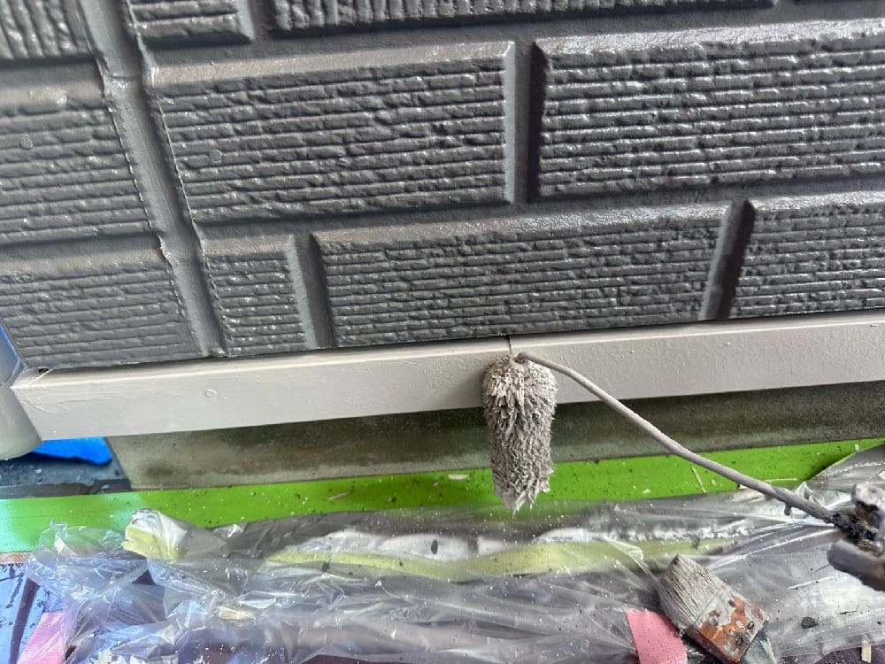 お客様(津市藤方)上塗り 津市の外壁塗装をリペイント匠が施工した写真