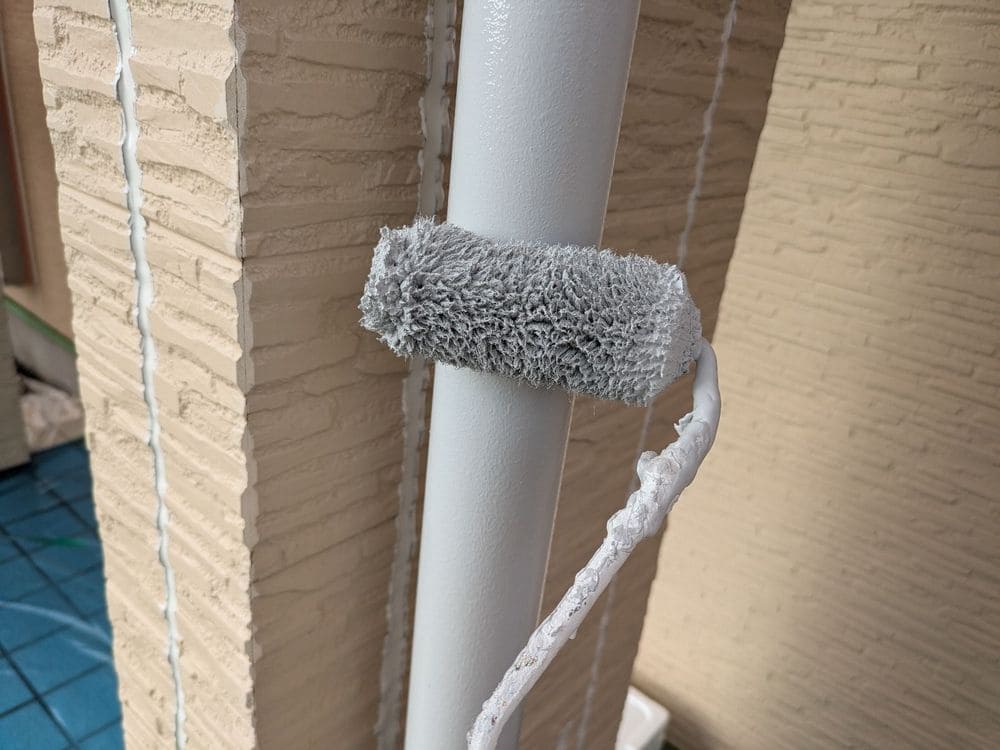 津市久居 N様上塗り 津市の外壁塗装をリペイント匠が施工した写真