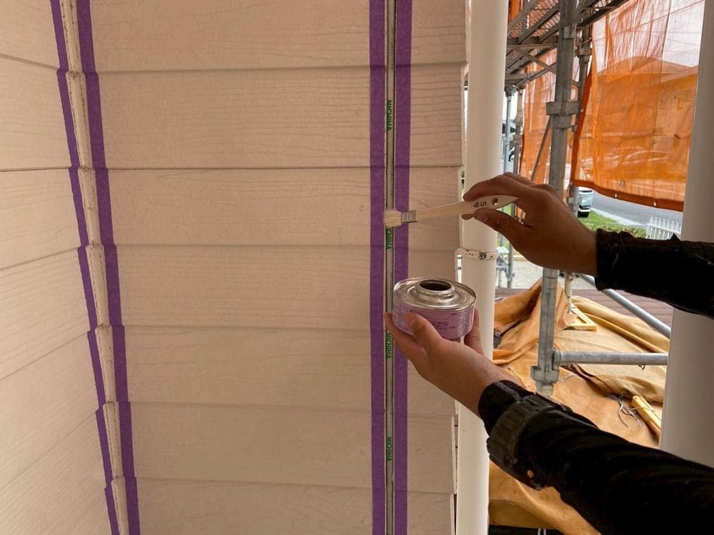 鈴鹿市の外壁塗装をリペイント匠が施工した写真