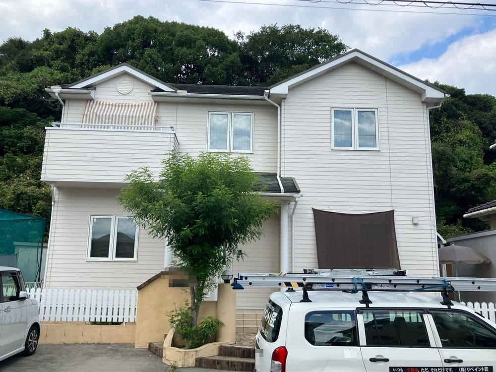 鈴鹿市の外壁塗装をリペイント匠が施工した写真